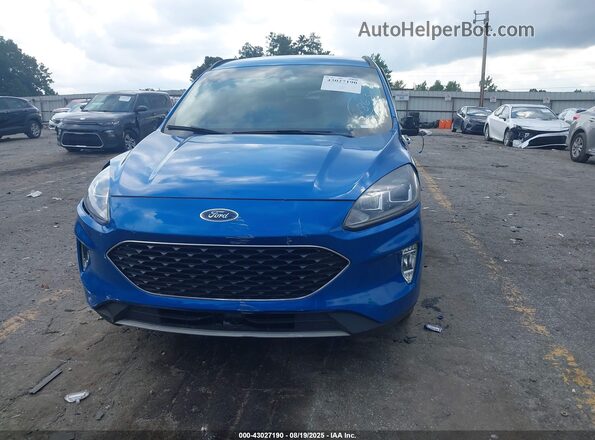 1FMCU0H62LUA66844 2020 FORD ESCAPE Синий Вид панели приборов