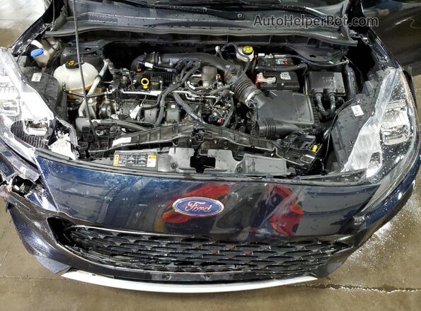 1FMCU9J96MUB35609 2021 FORD ESCAPE Blue Vista del compartimento del motor