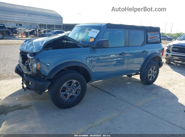 1FMDE5BH1MLA89953 2021 FORD BRONCO Blue Передня ліва чверть