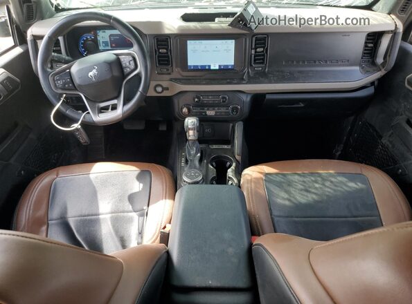 1FMDE5BH1NLB47951 2022 FORD BRONCO Green Widok deski rozdzielczej