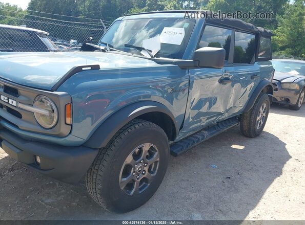 1FMDE5BH8NLB72622 2022 FORD BRONCO Light Blue Вид спереди