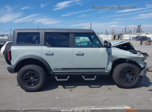 1FMEE5EP8MLA40840 2021 FORD BRONCO Серебряный Вид задней части салона