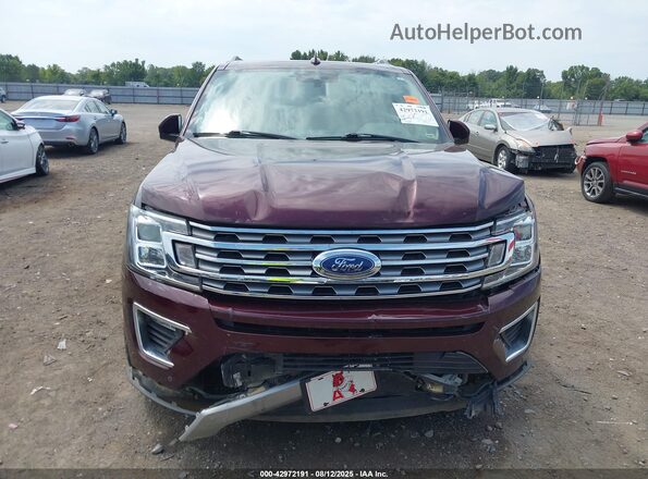 1FMJK2AT1LEA25415 2020 FORD EXPEDITION Maroon Instrument cluster view