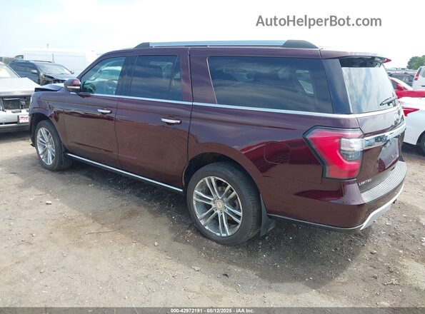 1FMJK2AT1LEA25415 2020 FORD EXPEDITION Maroon Rear left