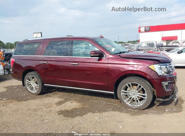 1FMJK2AT1LEA25415 2020 FORD EXPEDITION Maroon Rear interior view