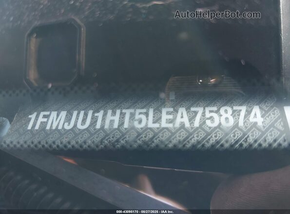 1FMJU1HT5LEA75874 2020 FORD EXPEDITION Black Widok komory silnika