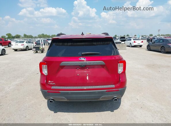 1FMSK7DH0MGA15330 2021 FORD FORD EXPLORER Red 