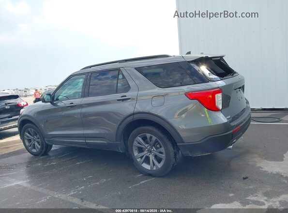1FMSK8DH1MGA20882 2021 FORD FORD EXPLORER Серый Панорамный вид салона 360°