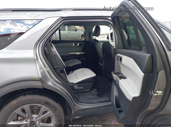 1FMSK8DH1MGA20882 2021 FORD FORD EXPLORER Серый Вид наклейки с VIN-кодом