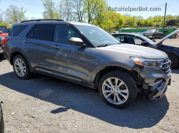 1FMSK8DH1MGA29114 2021 FORD FORD EXPLORER Gray Передня права чверть