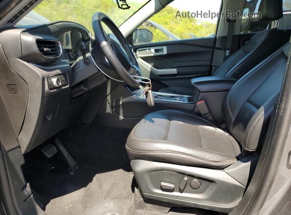 1FMSK8DH1MGA29114 2021 FORD FORD EXPLORER Gray Вид салону спереду