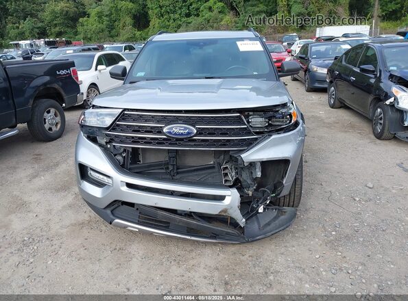 1FMSK8DH2LGA28293 2020 FORD FORD EXPLORER Silver Front view