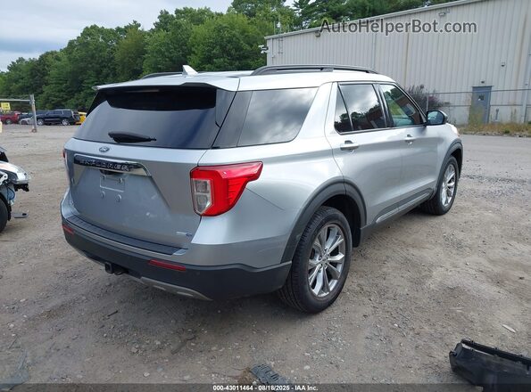 1FMSK8DH2LGA28293 2020 FORD FORD EXPLORER Silver Rear right