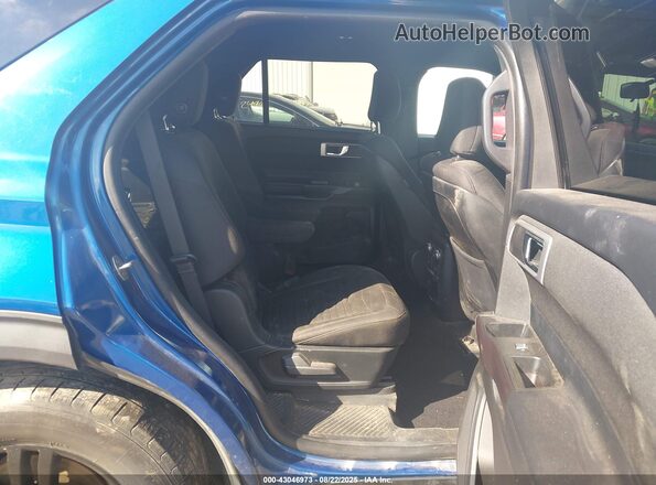 1FMSK8DH2LGA52030 2020 FORD FORD EXPLORER Blue Vista de la etiqueta del VIN