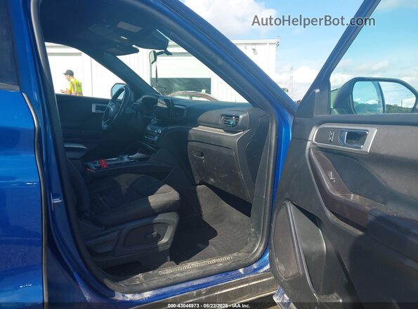 1FMSK8DH2LGA52030 2020 FORD FORD EXPLORER Blue Vista interior delantera