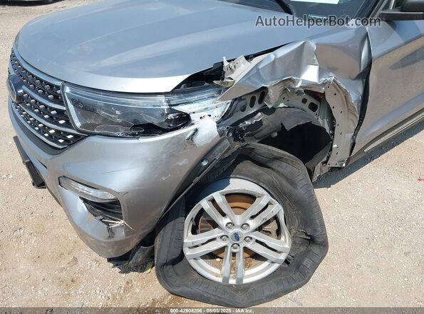 1FMSK8DH3MGC14524 2021 FORD FORD EXPLORER Silver წინა ხედი