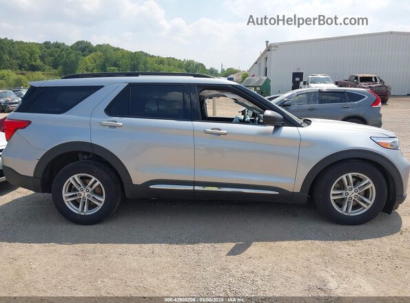 1FMSK8DH3MGC14524 2021 FORD FORD EXPLORER Silver უკანა სალონის ხედი