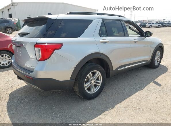 1FMSK8DH3MGC14524 2021 FORD FORD EXPLORER Silver უკანა მარჯვენა