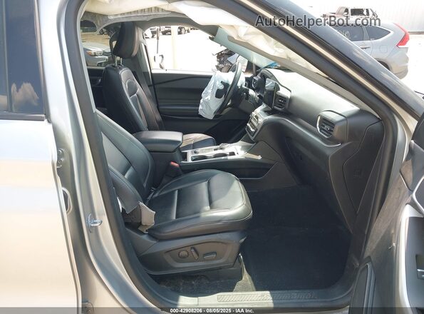 1FMSK8DH3MGC14524 2021 FORD FORD EXPLORER Silver წინა სალონის ხედი