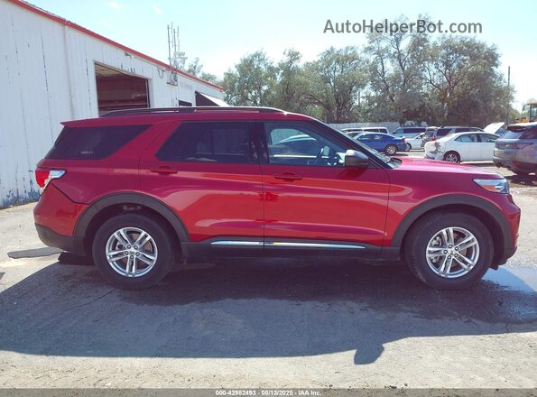 1FMSK8DH5LGD06832 2020 FORD FORD EXPLORER Бордовый Вид задней части салона