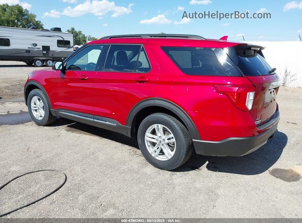 1FMSK8DH5LGD06832 2020 FORD FORD EXPLORER Бордовый Задняя левая четверть