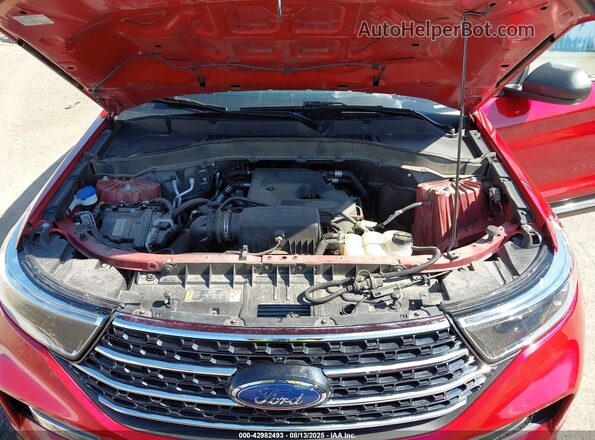 1FMSK8DH5LGD06832 2020 FORD FORD EXPLORER Бордовый Вид сзади
