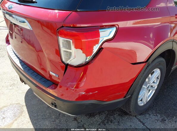 1FMSK8DH5LGD06832 2020 FORD FORD EXPLORER Бордовый Вид спереди