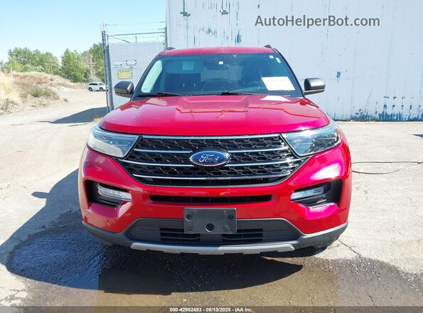 1FMSK8DH5LGD06832 2020 FORD FORD EXPLORER Бордовый Вид щитка приборов