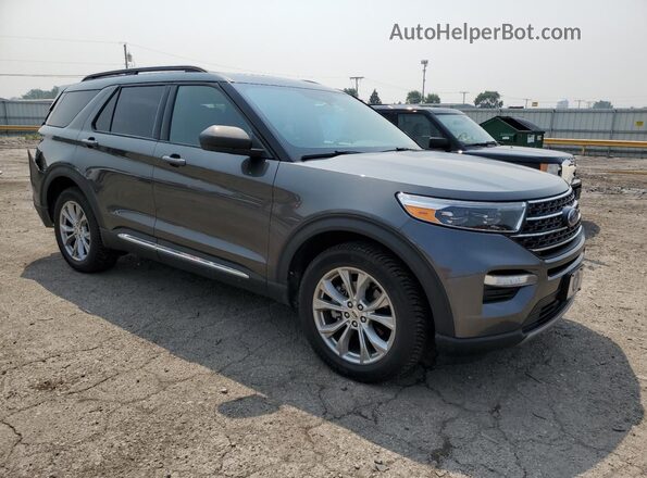 1FMSK8DH6LGA59482 2020 FORD FORD EXPLORER Gray Передня права чверть