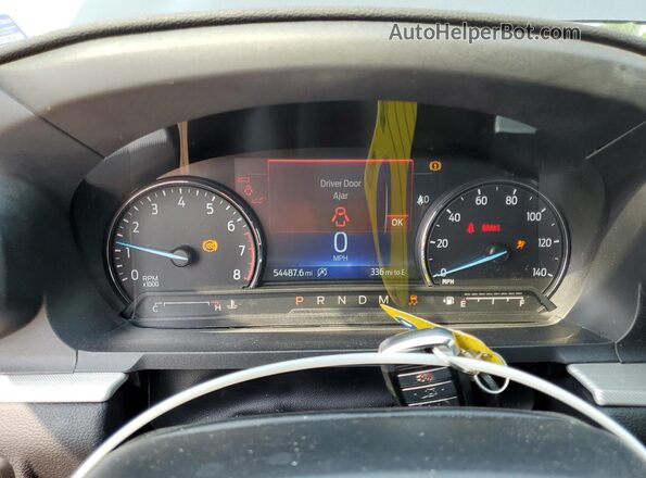1FMSK8DH6LGA59482 2020 FORD FORD EXPLORER Gray Вид щитка приладів