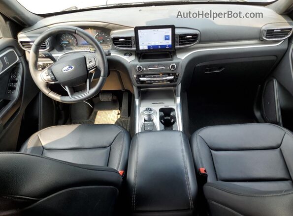 1FMSK8DH6LGA59482 2020 FORD FORD EXPLORER Gray Вид панелі приладів