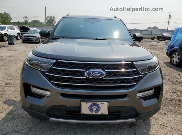 1FMSK8DH6LGA59482 2020 FORD FORD EXPLORER Gray Вид спереду