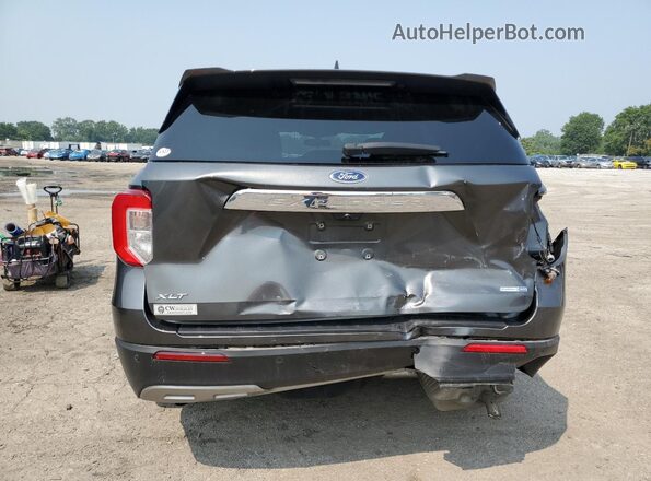 1FMSK8DH6LGA59482 2020 FORD FORD EXPLORER Gray Вид ззаду
