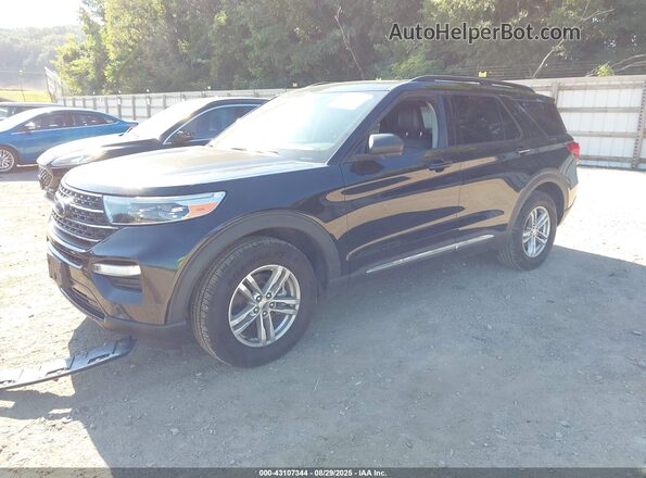 1FMSK8DH9MGA75628 2021 FORD FORD EXPLORER Black Передня ліва чверть