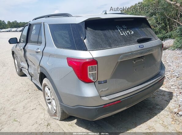 1FMSK8DHXLGA99418 2020 FORD FORD EXPLORER Silver Trasero izquierdo