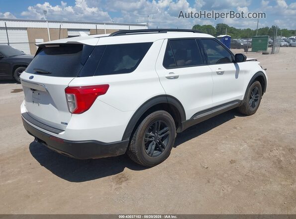 1FMSK8DHXLGD03540 2020 FORD FORD EXPLORER Белый Задняя правая четверть