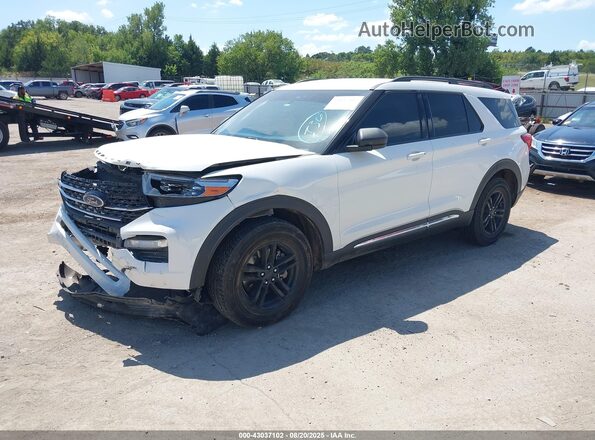 1FMSK8DHXLGD03540 2020 FORD FORD EXPLORER Белый Передняя левая четверть