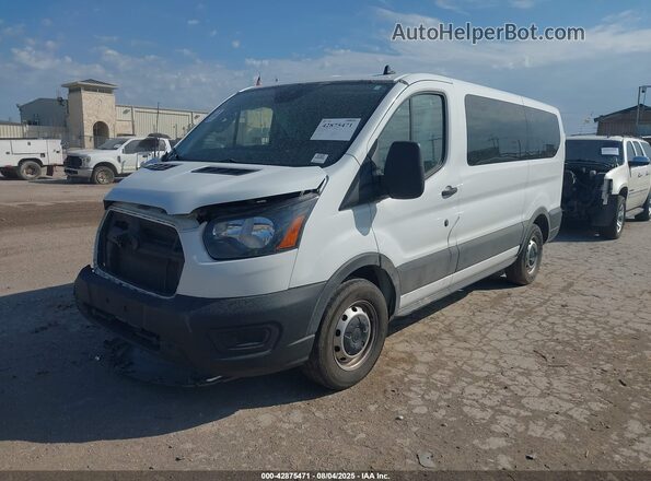 1FMZK1Y89LKB23107 2020 FORD PASSENGER White წინა მარცხენა ხედი სამი მეოთხედიდან