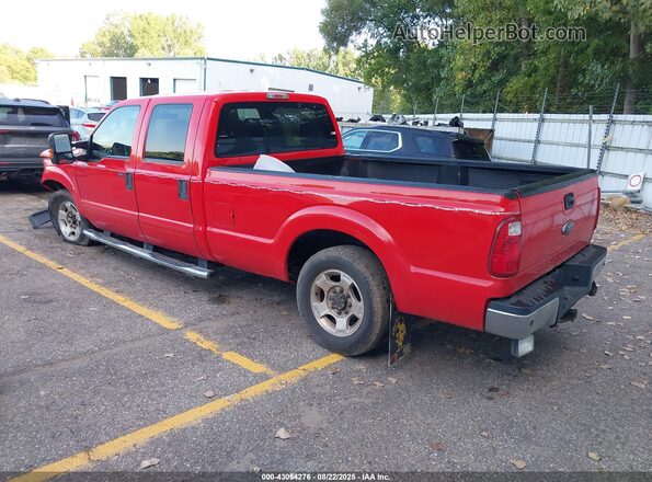 1FT7W2A66GEC99745 2016 FORD F250 Red Задня ліва чверть