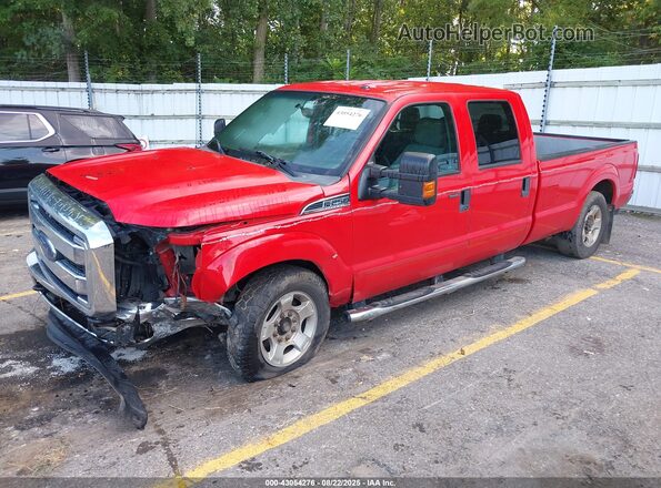 1FT7W2A66GEC99745 2016 FORD F250 Red Передня ліва чверть
