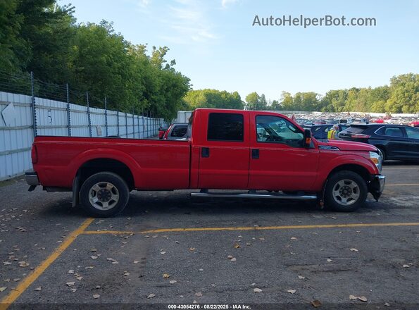 1FT7W2A66GEC99745 2016 FORD F250 Red Вид задньої частини салону