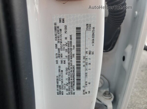 1FT7W2BA8RED46263 2024 FORD F250 White 