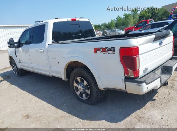 1FT7W2BT4MEC61348 2021 FORD F-250 White Trasero izquierdo