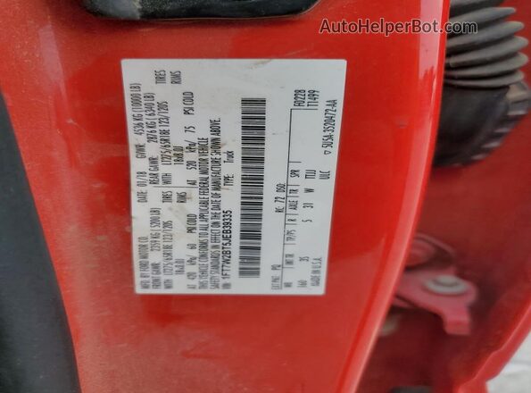 1FT7W2BT5JEB39335 2018 FORD F250 Красный 