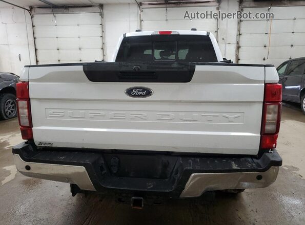 1FT7W2BT8MEC47274 2021 FORD F250 White Հետևի տեսք