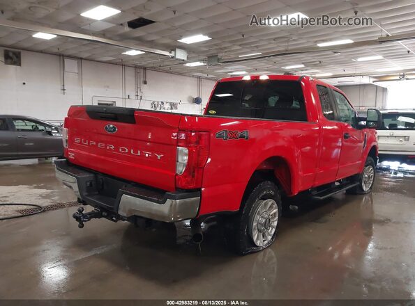 1FT7X2B60MEC45042 2021 FORD F-250 Red Trasero derecho