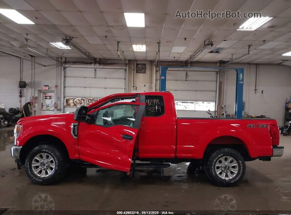 1FT7X2B60MEC45042 2021 FORD F-250 Red Vista del cuadro de instrumentos