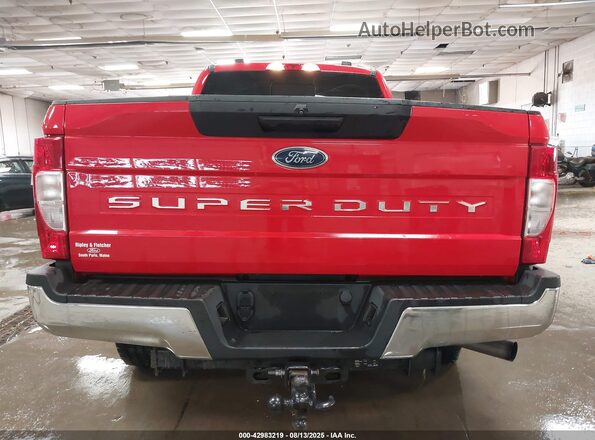 1FT7X2B60MEC45042 2021 FORD F-250 Red Vista interior trasera