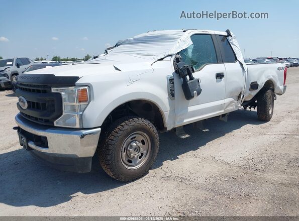 1FT7X2B6XLED70533 2020 FORD F-250 White წინა მარცხენა ხედი სამი მეოთხედიდან