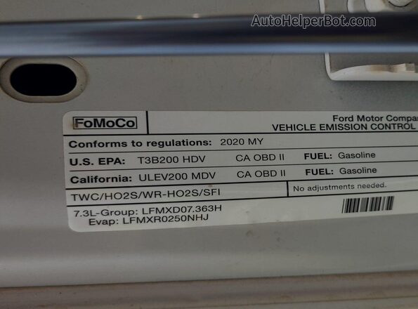 1FT7X2BN8LEC24560 2020 FORD F250  Tył prawy